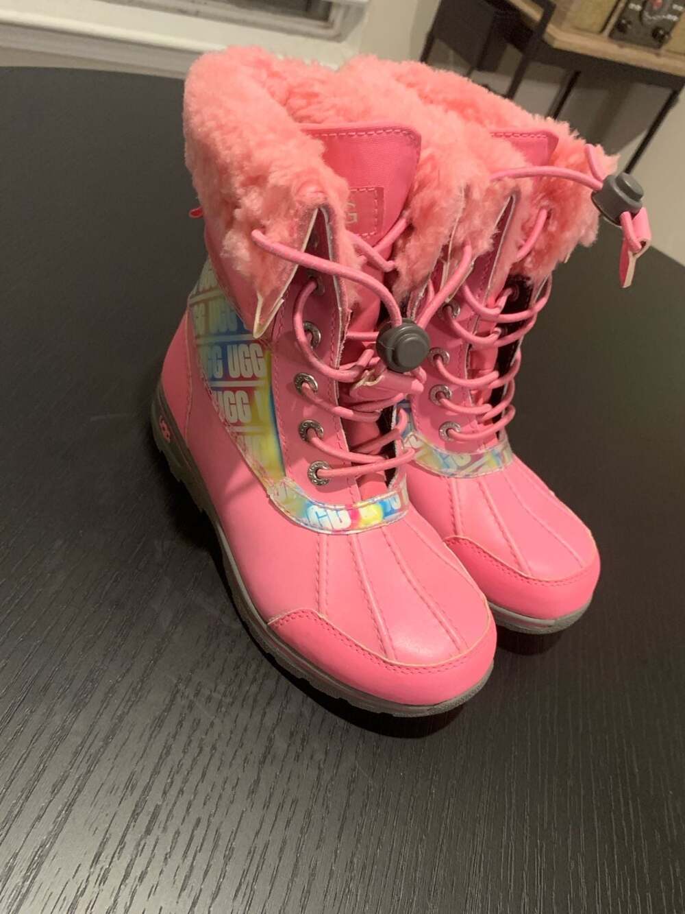 UGG Kids' Butte II Chromatic Pink Crystal Snow Boots